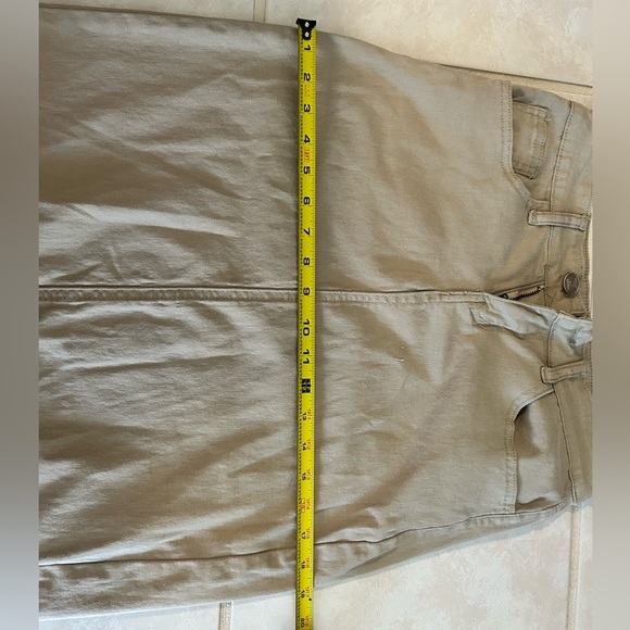 Beige Inherit midi length skirt - Picture 3 of 9